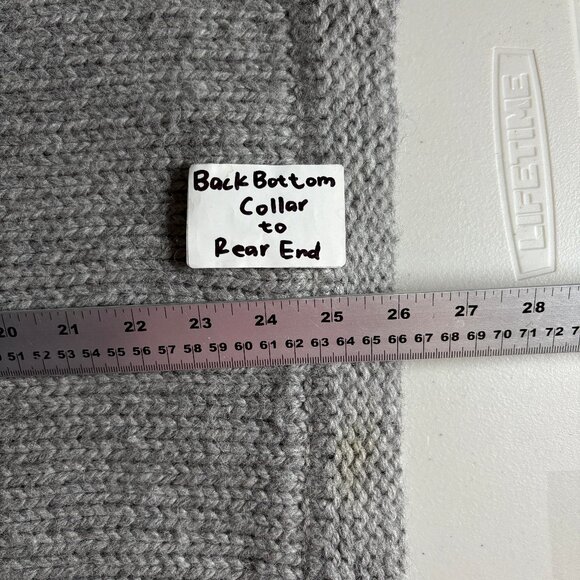 Rag & Bone Alpaca Wool Hooded Cardigan Sweater - Men's Size M - Gray - Picture 9 of 9